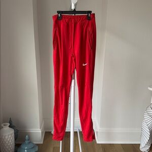 Nike UGA University of Georgia Red Sweatpants tights with side zips size small